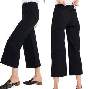 Madewell Emmett Wide Leg Crop High Waisted Jean Pants Size 26